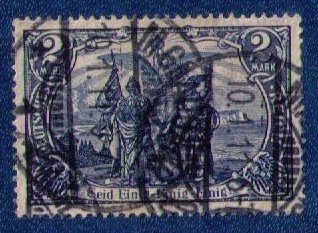 1902 Germany Empire 2 Mark Reichspost Mi 79A Used Variety (26X17 Holes) CV 120.00 USD