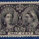 Canada Sc#50 MLH VF - StampsAmerica-USA