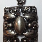 Vintage Danish Silver Neckpiece Pendent Without Chain - HVJ #9 (830s)
