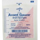 Medline Avant Gauze Sterile Drain Sponge, 2"x2", 6-Ply, Case of 1400 - NON256001