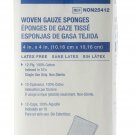 Medline Woven Non-Sterile Gauze Sponges, 4" x 4", 12 Ply, Pack of 200- NON25412H