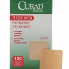 Curad Plastic Adhesive Patch Bandage - 1.5" x 1.5" - Case of 1200 - NON25515