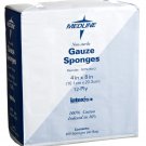 Medline Woven Non-Sterile Gauze Sponges, 8" x 4", 12 Ply, 200 pack - NON25812ZZ