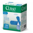 Curad Plastic Food Service Adhesive Bandages, 3/4"x3", Case of 1200 - NON25500BL