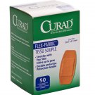 Curad Fabric XL Adhesive Bandages - 2" x 4" -Box of 50 - NON25524Z