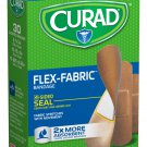 Medline Curad Flex-Fabric Bandages, Assorted Sizes, 30 Count (Pack of 24)
