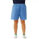 Medline Disposable Exam Shorts with Elastic Waist, Blue, Case of 30 - NON27209