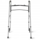 Medline 2-Button Folding Walker with 5" Wheels,  Adult,  1 Each-MDS86410W54H