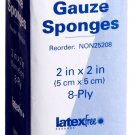 Medline Woven Non-Sterile Gauze Sponges, 2" x 2", 8 Ply, Pack of 200 - NON25208H