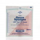 Medline Woven Cotton Sterile Gauze Sponge, 4"x4", 8-Ply, Case of 1200 - NON21448