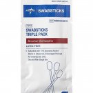 Medline Alcohol Swabstick - 3 per Pack, Box of 25 Packs - MDS093810Z