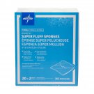 Medline Sterile Bulkee Super Fluff Sponge - 6" x 6.75" - Case of 480 - NON25852