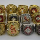 12 pcs  st louis cardinals championship rings sets  BC2032