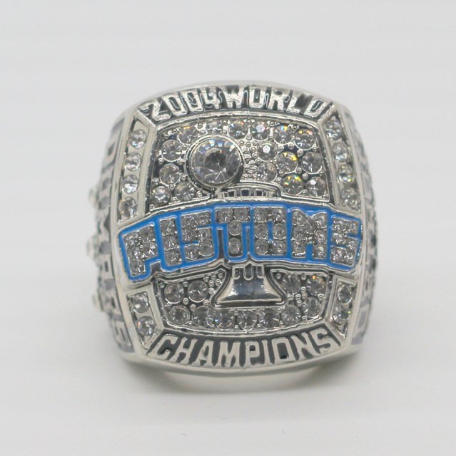 2004 Detroit Pistons Basketball DUMARS World Championship Ring BC1983