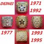 1971 1977 1992 1993 1995 all Dallas Cowboys Super Bowl replic champion
