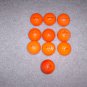 Ten 80's Orange Golf Balls Vtg : Maxfli-Ultra-Top Flite-Aviator-Pinnacle-Senator