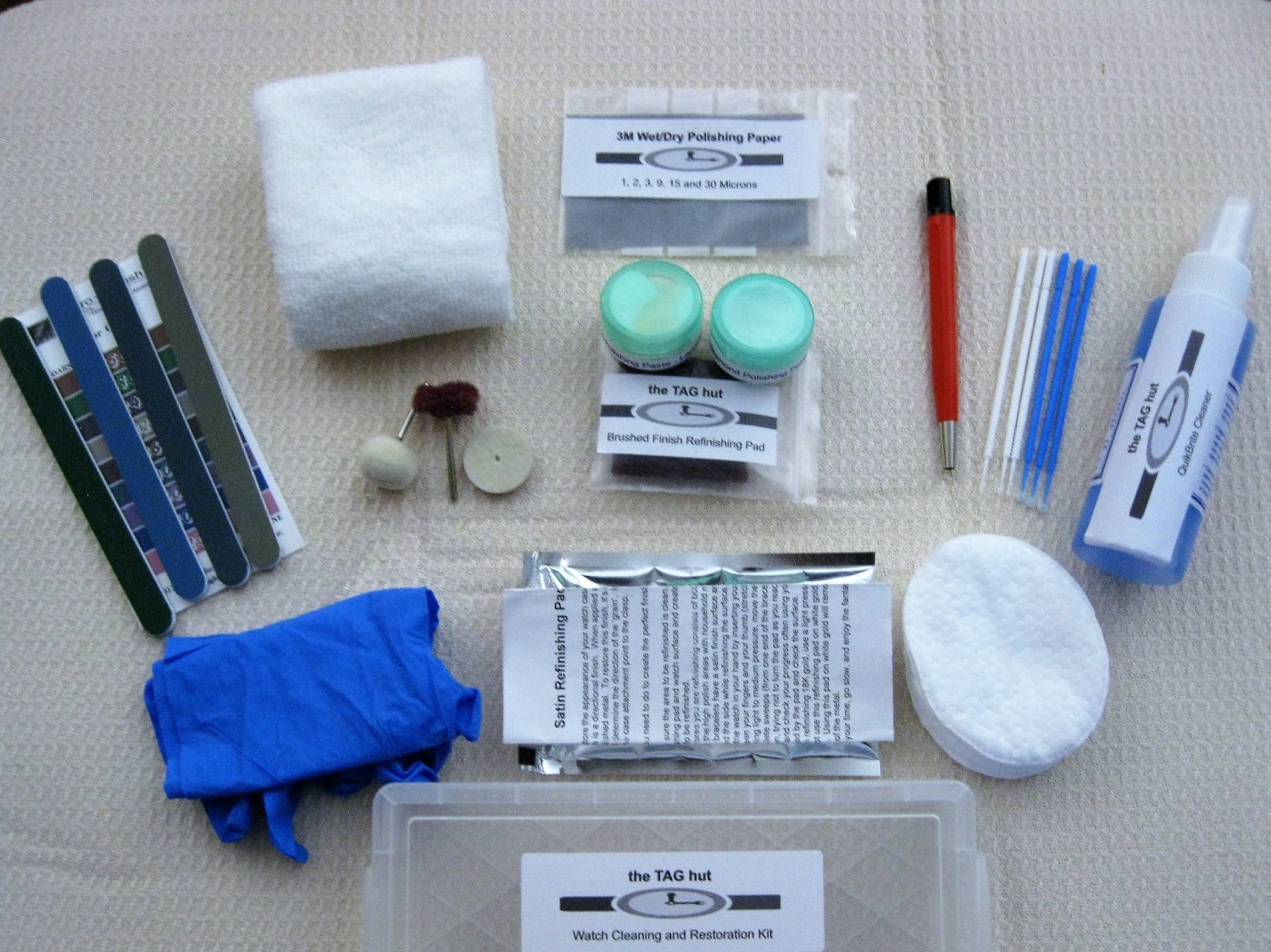 30 Piece Watch Cleaning and Scratch Removal Kit