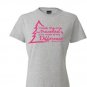 Shirt Less Traveled- Men's Small-Grey w/ Pink
