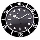 Luxury Display Wall Clock Black
