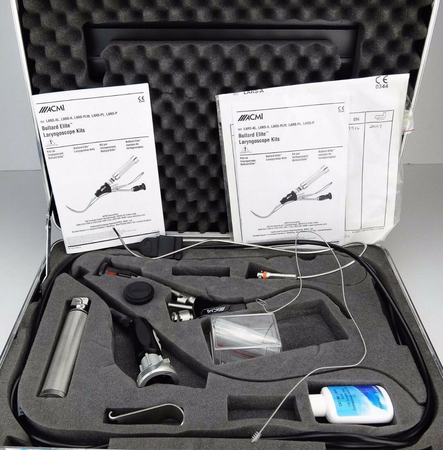 ACMI Bullard Elite LarsA Laryngoscope with Circon IMP1330 Camera Head