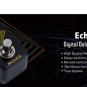 New Mooer EchoVerb Digital Delay and Reverb Guitar Effects Pedal True Bupass
