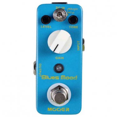 Mooer Blues Mood Classic Blues Overdrive Micro Guitar Effects Pedal New