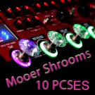 Mooer SHROOMS 10pcs Footswitch Topper Guitar Effect Pedal Plastic Bumpers New