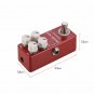 Mosky Audio Crunch Red Distortion Guitar Effect Pedal True Bypass New