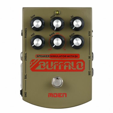MOEN MO-BA BUFFALO V Electric Guitar Speaker Simulator Effect Pedal EqualizerNew
