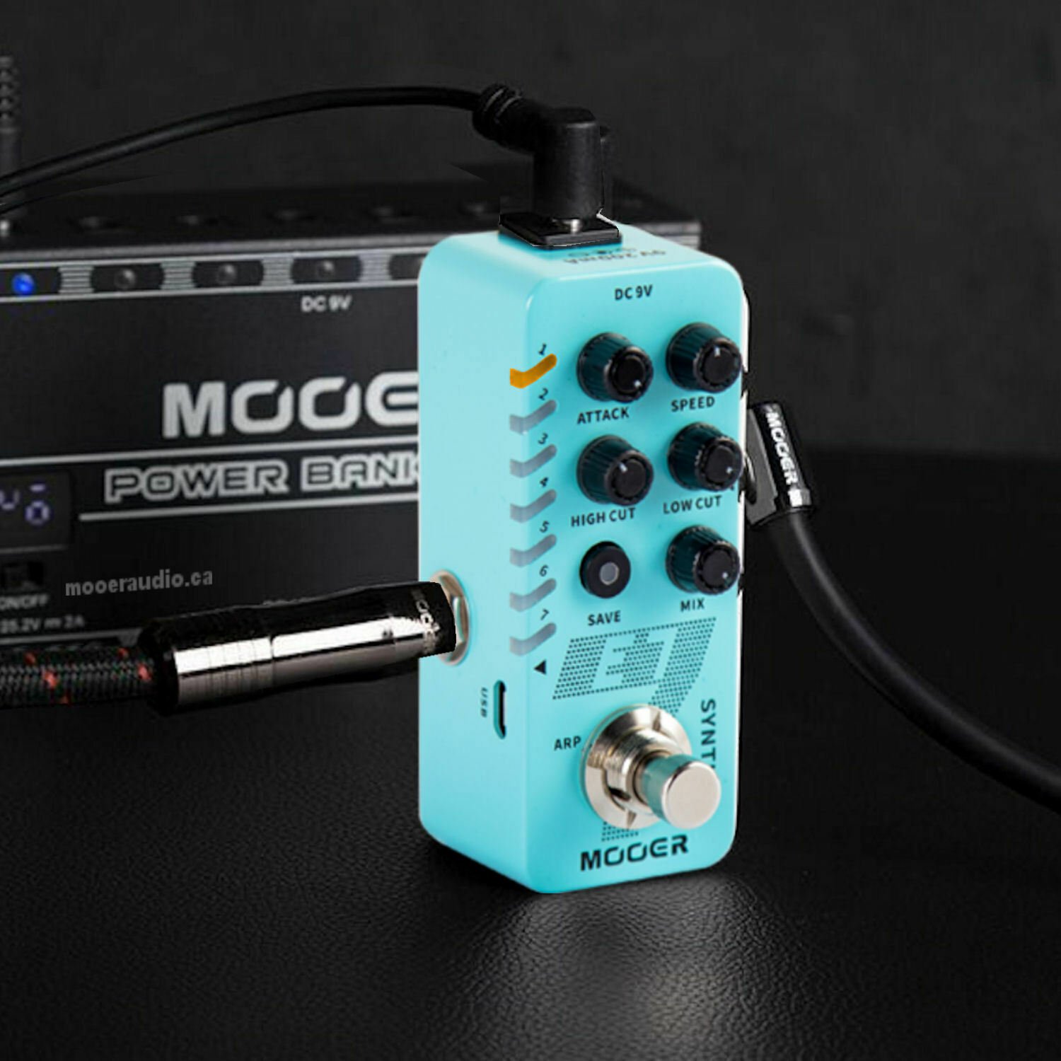 Mooer E7 Synth Polyphonic Guitar Synthesizer Pedal NEW Release Limited Quantity
