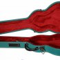 fishbone Tweed Blue Les Paul Electric Guitar Hardshell Case New