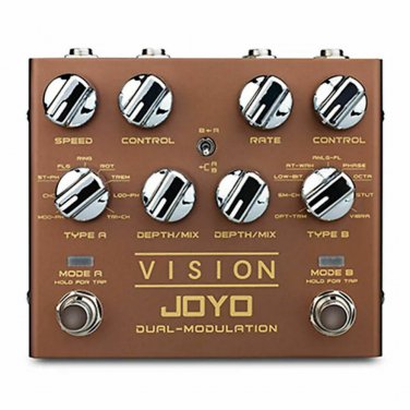 JOYO R-09 VISION Dual Modulation Guitar Effects Pedal Revolution R Series New