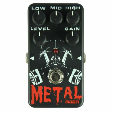 Moen AM- MT Metal Madness Distortion Guitar Effect Pedal True Bypass New