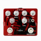 CALINE CP-68 Distortion and Delay Combo Guitar effect Pedal New