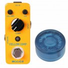 New Mooer Yellow Comp Optical Compressor Micro Guitar Effect Pedal +Mooer Topper