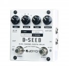 JOYO D-SEED Dual Channel Digital Delay 6 Sec Guitar Effect Pedal Four Modes New