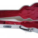 fishbone White Dot Tweed fits Gibson 335 etc. Electric Guitar Hardshell Case RED