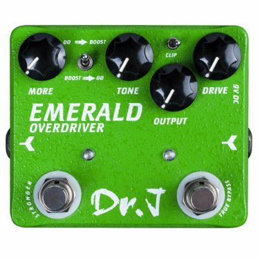Joyo Dr. J D-60 Emerald Overdrive + Boost Pedal True Bypass New