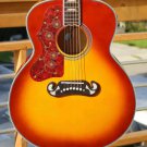 Fishbone Acoustic Jumbo BLK200-J200 Jumbo Cherry Burst Lefty Cherry Burst New