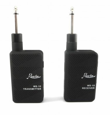 Rowin WS-10 Sky Plug Guitar / Bass Wireless System Transmitter and Receiver New