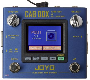 JOYO R-08 Cab Box Modelling and IR Cab Loader Guitar/ Bass Effects Pedal New