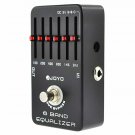 Joyo JF-11 EQ Equalizer 6-Band Guitar Effect Pedal True Bypass New