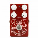 Caline CP-74 Red Action Replay Distortion Guitar Effect Pedal with True Bypass