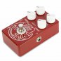 Caline CP-74 Red Action Replay Distortion Guitar Effect Pedal with True Bypass