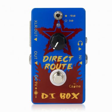 Caline CP-64 Direct Route Blue Headphone Amp & DI Box Electric/ Acoustic Guitar