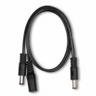 MOOER PDC-2S 2-Way STRAIGHT Angle Shape Power Supply Daisy Chain Extender Cable