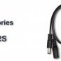 MOOER PDC-2S 2-Way STRAIGHT Angle Shape Power Supply Daisy Chain Extender Cable