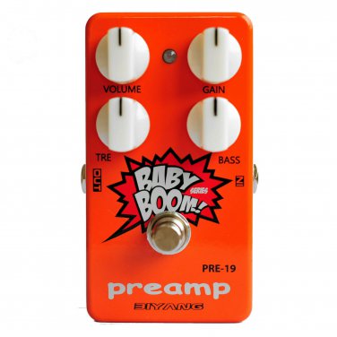 Biyang Pre 19 Preamp Floor/Effects Loop Stomp True Bypass New Release Baby Boom