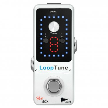 Hot Box LoopTune Tuner & Looper Guitar Pedal Recording Tuning 40 mins 9 Waves