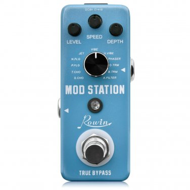 Rowin LEF-3808 Mod Station 11 Modulation Effects Micro Pedal New